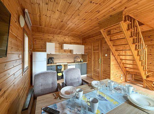 Domki drewniane i murowane w Łebie